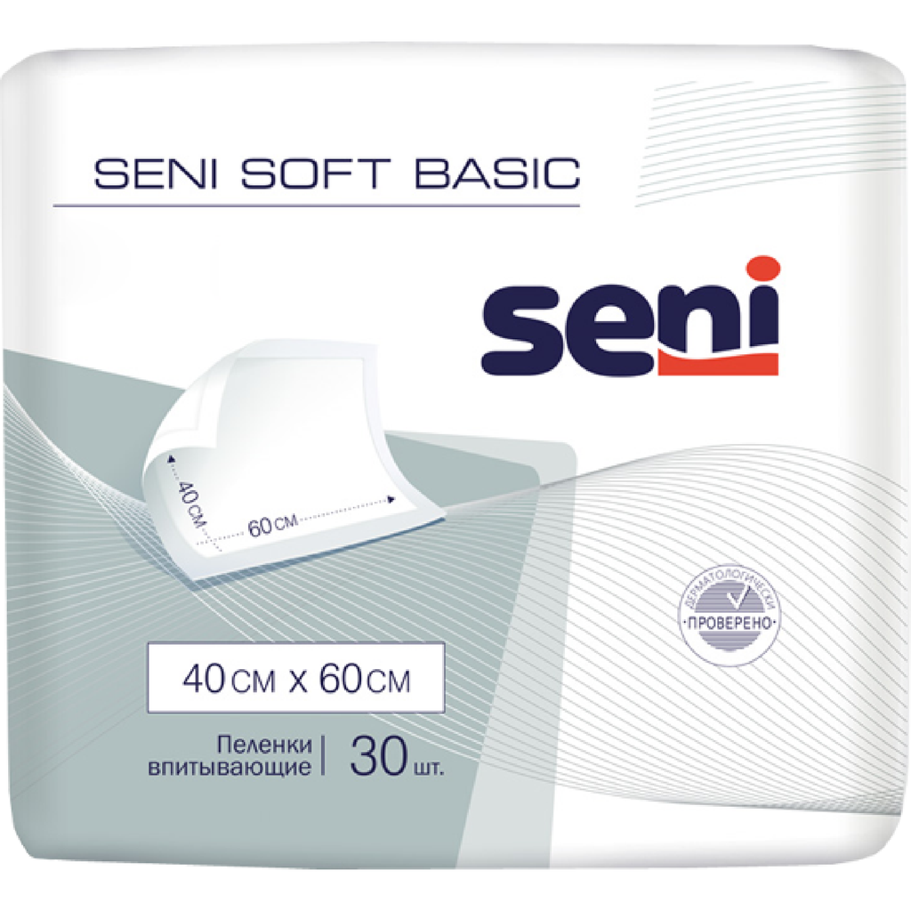 фото упаковки Пеленки впитывающие Seni Soft Basic