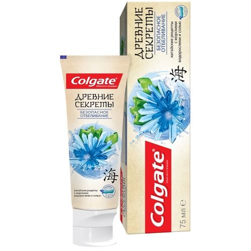 фото упаковки Colgate Паста зубная Древние Секреты Безопасное отбеливание