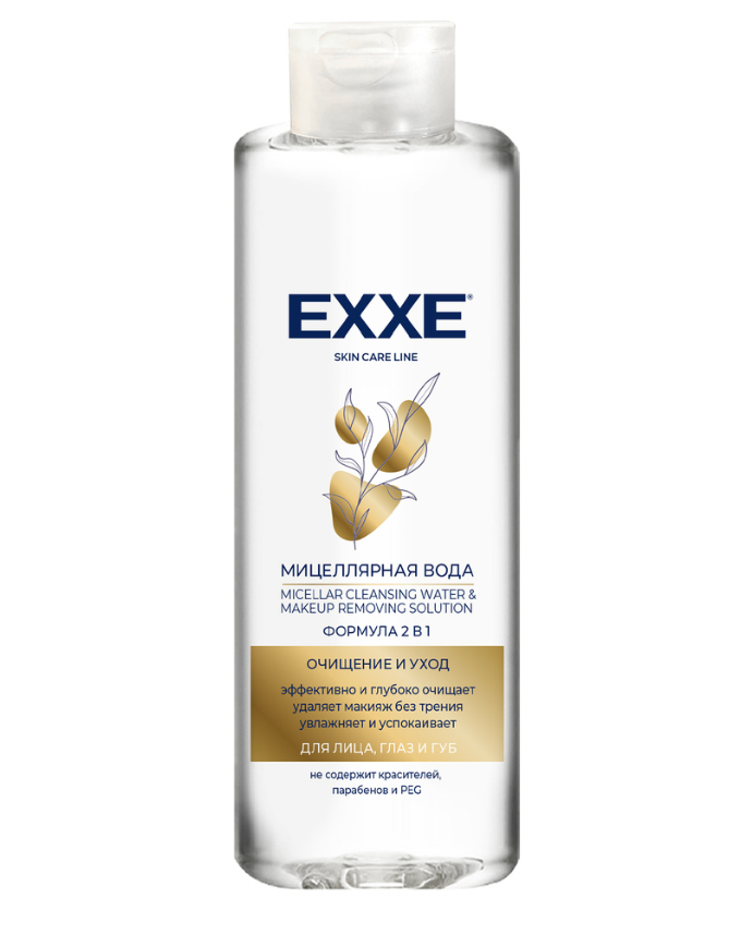 фото упаковки Exxe Мицеллярная вода, Очищение и уход, 400 мл, 1 шт. фото упаковки Exxe Мицеллярная вода