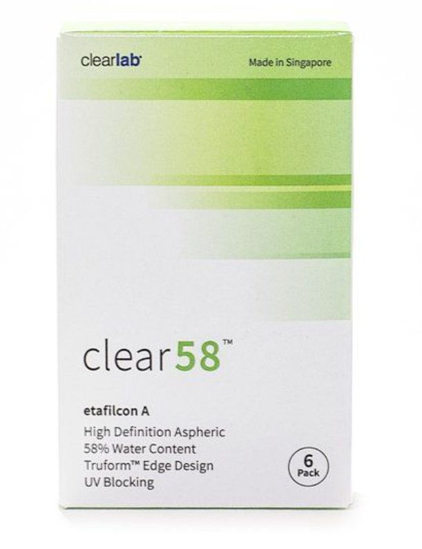 фото упаковки ClearLab Clear 58 Линзы контактные