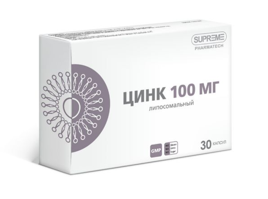 фото упаковки Supreme Pharmatech Цинк липосомальный