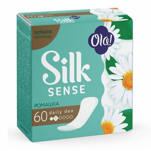 фото упаковки Ola! silk sense Прокладки ежедневные daily deo ромашка