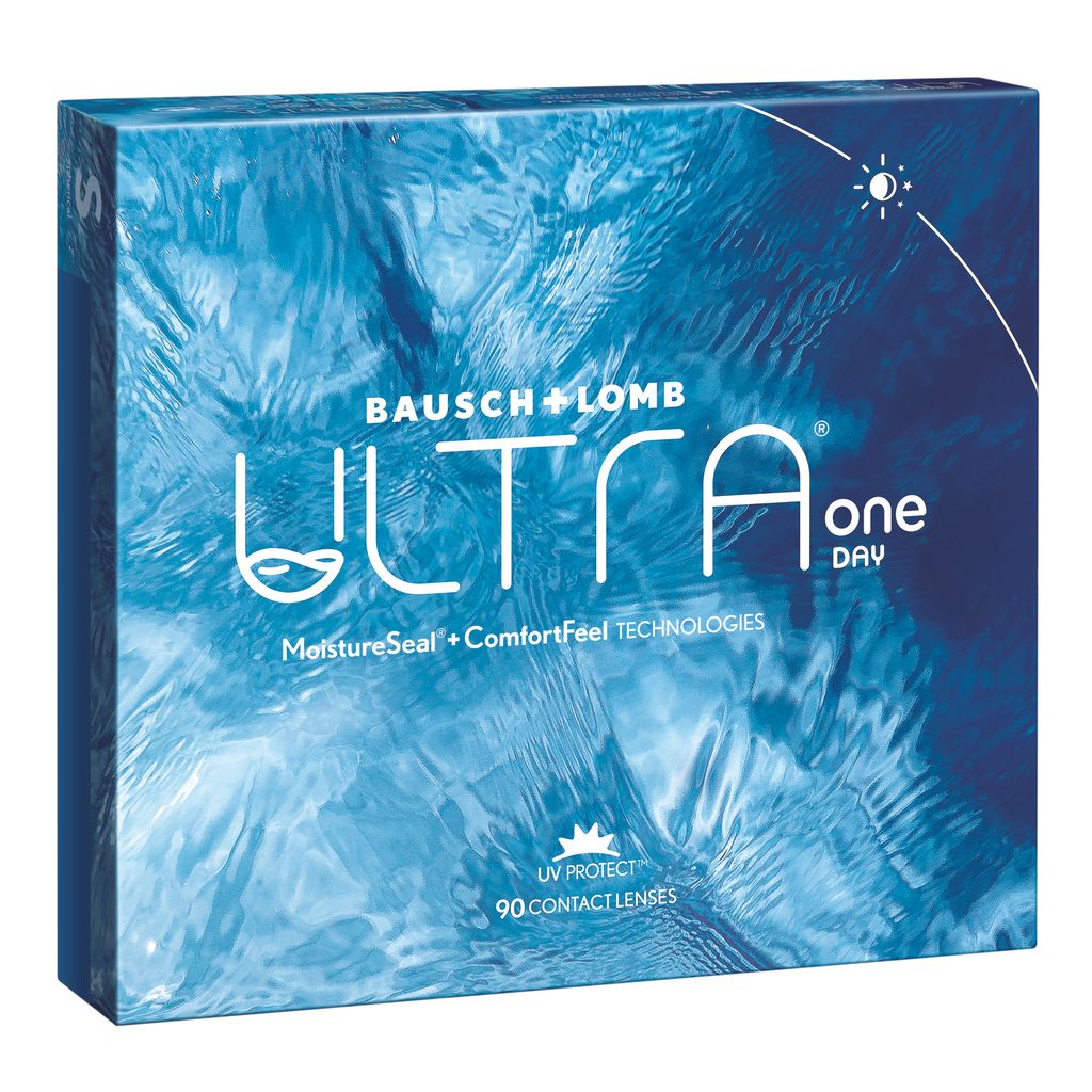 Ultra One Day Мягкие контактные линзы, BC=8.6 d=14.2, D(-3.75), 90 шт.