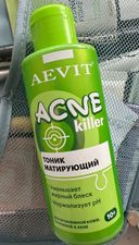 Отзывы о Тоник матирующий Acnekiller Aevit