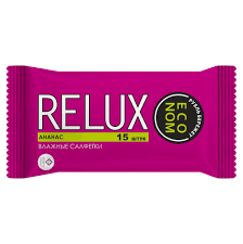 Relux Салфетки влажные освежающие, ананас, 15 шт.