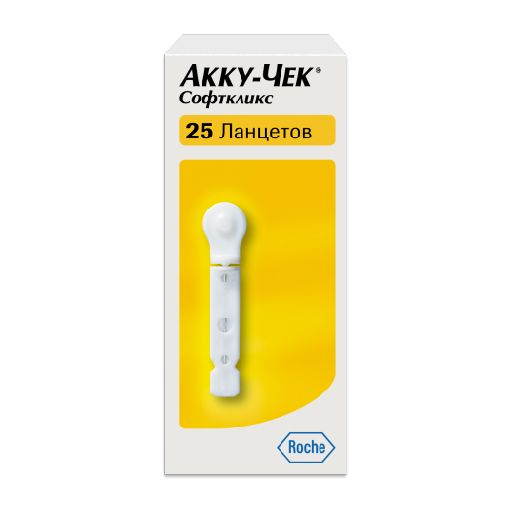 Accu-Chek Softclix Ланцеты, 25 шт.