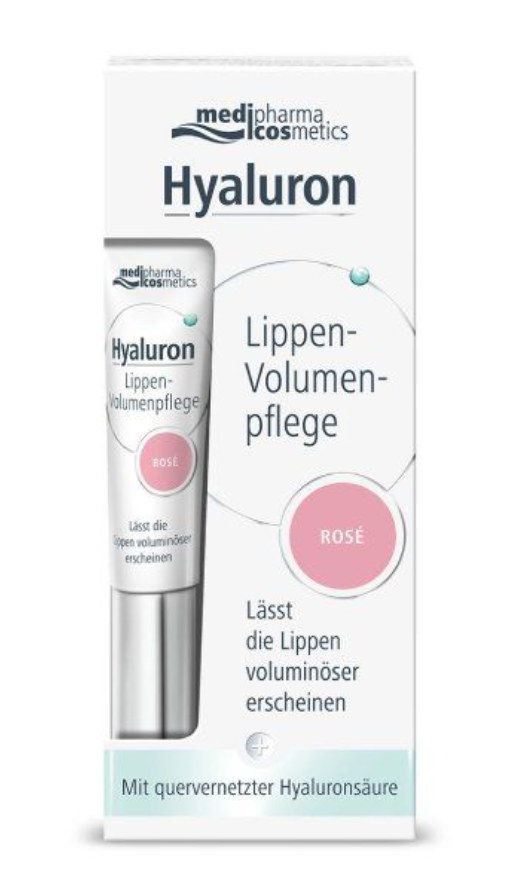 Medipharma Hyaluron Бальзам для объема губ розовый, бальзам, 7 мл, 1 шт.