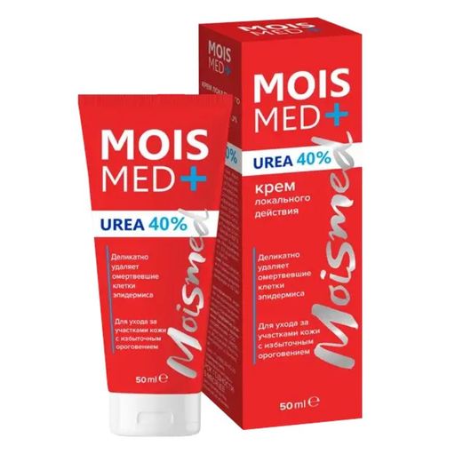 Mois Med+ Крем локального действия с мочевиной 40%, крем, 75 мл, 1 шт.