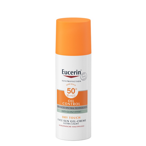 Eucerin Сенситив Протект Гель-крем солнцезащитный SPF50+, крем для лица, для проблемной кожи, 50 мл, 1 шт.