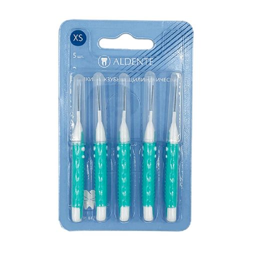 Aldente Ершики межзубные XS, размер XS, 5 шт.