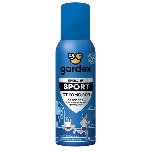 Gardex Sport Аэрозоль от комаров, аэрозоль, 100 мл, 1 шт.