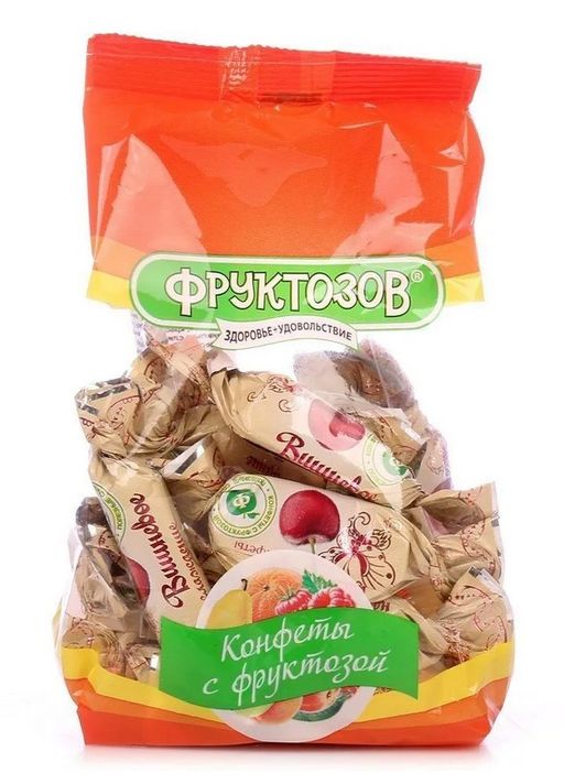 Конфеты Вишневое наслаждение на фруктозе, конфеты, 185 г, 1 шт.