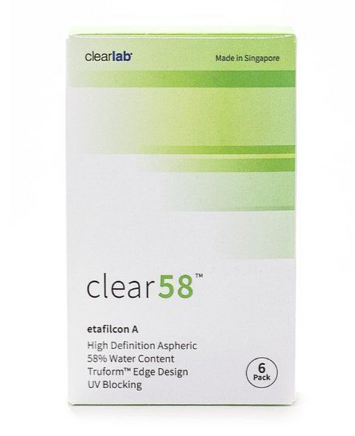 ClearLab Clear 58 Линзы контактные, BC=8.3 d=14.0, D(-1.00), 6 шт.