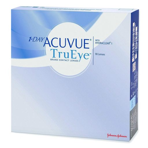 1-Day Acuvue TruEye Линзы контактные Однодневные, BC=8,5 d=14,2, D(-1.50), стерильно, 90 шт.